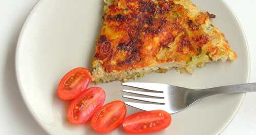Low Carb Zucchini - Cheese Frittata
