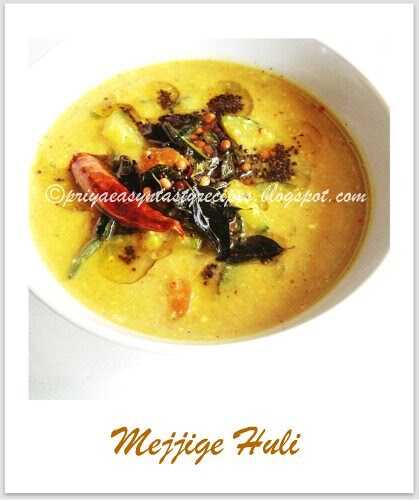 Majjige Huli/Veggies in Yoghurt Sauce