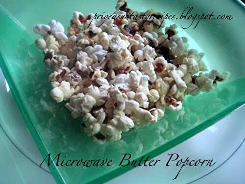 Microwave Butter Popcorn - Munch It
