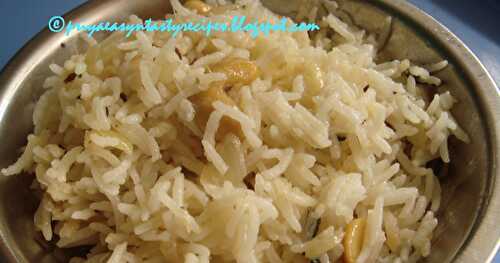 Microwave Cashew Rice