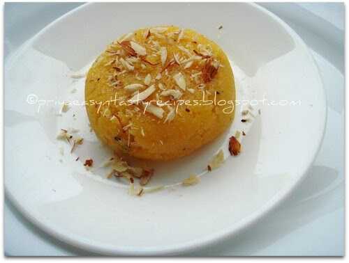 Microwave Cornmeal Kesari