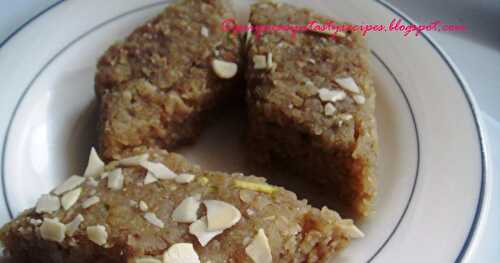 Microwave Oats Halwa