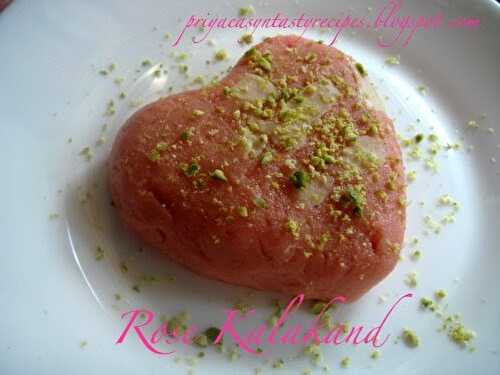 Microwave Rose Kalakand N Some Awards