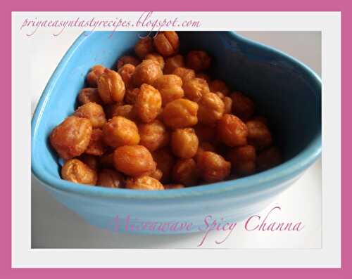 Microwave Spicy Channa