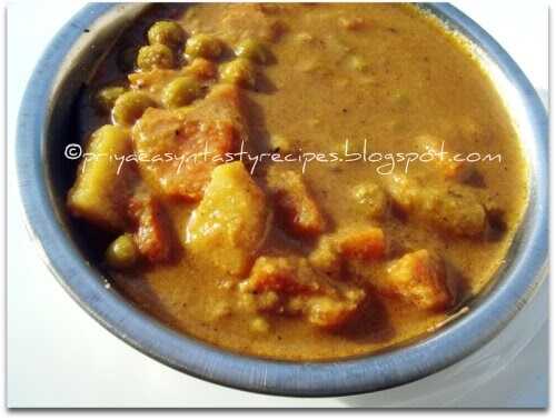 Mixed Vegetable Kurma - Version 2