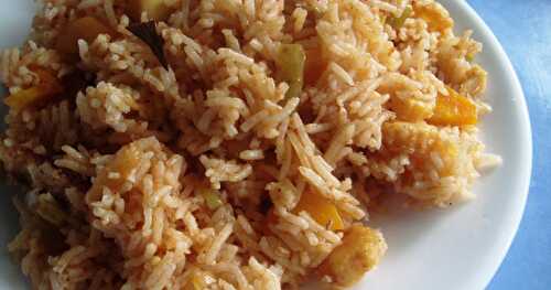 Mixed Vegetable N Paneer Tomato Rice