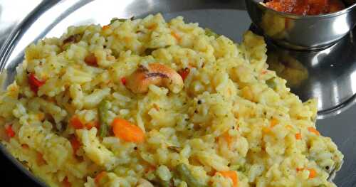 Mixed Vegetable Pongal - Version 2