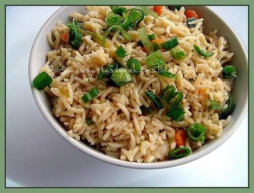 Mixed Veggies Pepper Rice