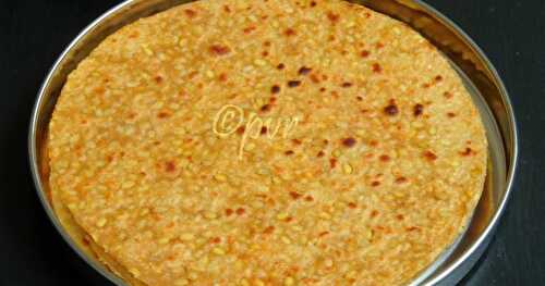 Moongadi/Mogar Roti - Rajasthani Special