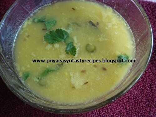 Moongdal Tadka / Spicy Moong dal