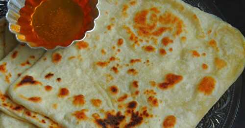 Moroccan Msemen/Moroccan Square Shaped Rghaif Pancakes