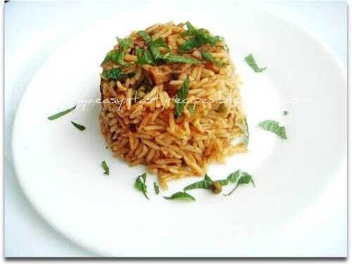 Mushroom Ajwain Rice