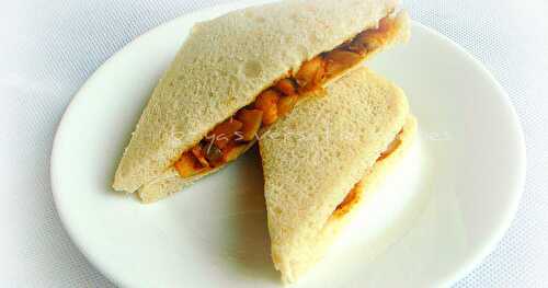 Mushroom Masala Sandwich