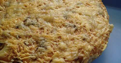 Mushroom N Cheese Focaccia