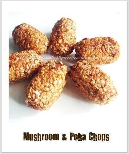 Mushroom & Poha Chops