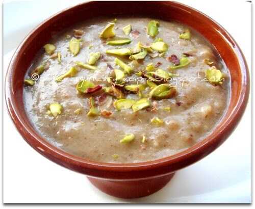 MW Dates & Rice Flakes Pudding