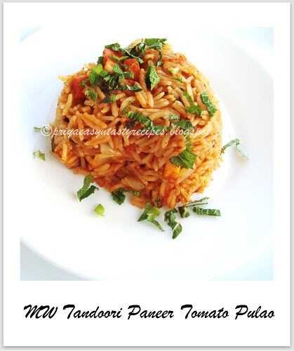 MW Tandoori Paneer Tomato Pulao