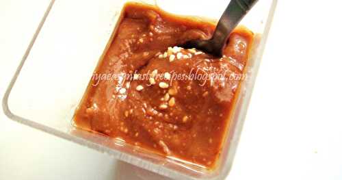 MW Thai Peanut Sauce/Dip~~Two In One