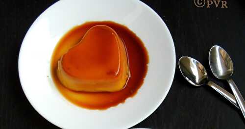 No Bake Eggless Créme Caramel -  My guest post for Nalini