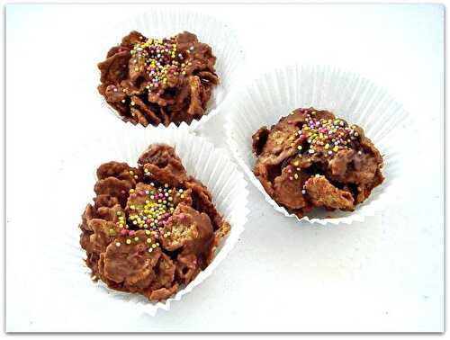 No Bake Nutella Covered Cornflakes Cookies