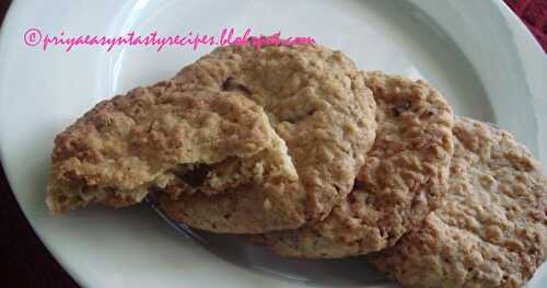 Oatmeal N Chocolate Chips Cookies-S&Sb Challenge