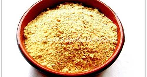 Oats Paruppu Podi/Oats Lentils Spice Powder