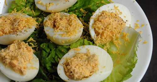 Oeufs Mimosa/Indo-French Deviled Eggs