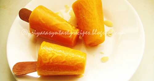 Orange & Yogurt Cheese Pops