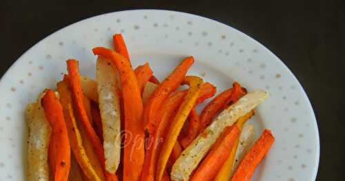 Oven Baked Carrot and Radish Fries