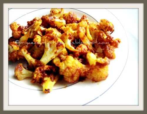 Oven Roasted Cauliflower