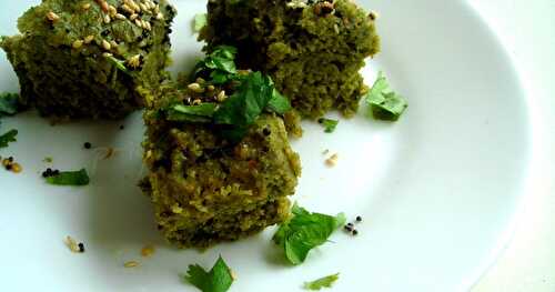 Palak Dhokla