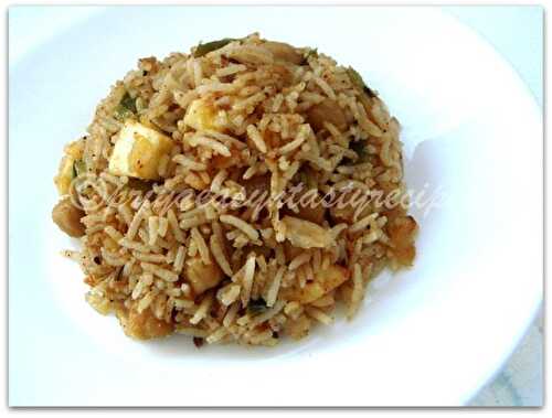 Paneer & Chickpeas Pulao