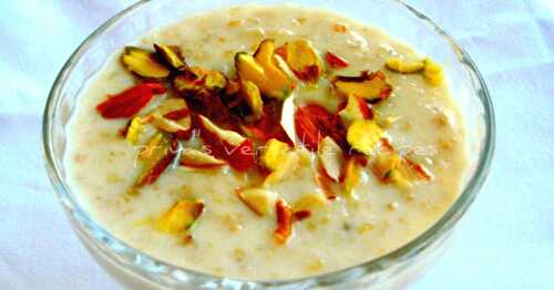 Paneer & Oats Payasam
