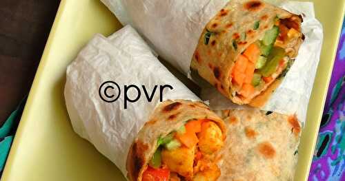 Paneer Tikka Kathi Rolls