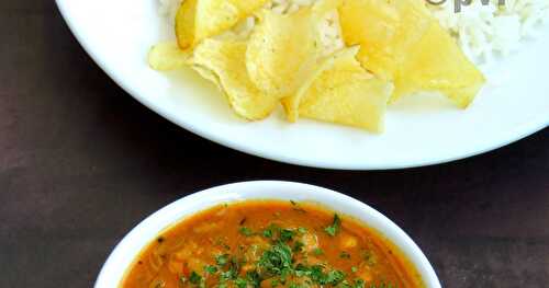 Peanut & Kasuri Methi (dry fenugreek leaves) Dal