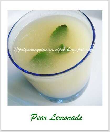 Pear Lemonade