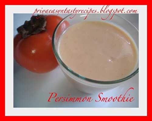 Persimmon Smoothie