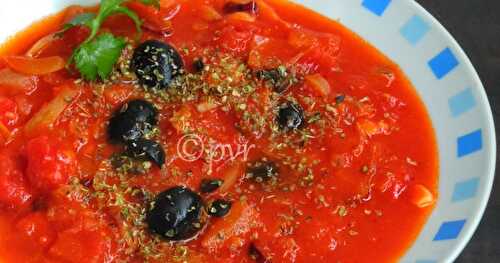Plum Tomato & Black Olive Sauce