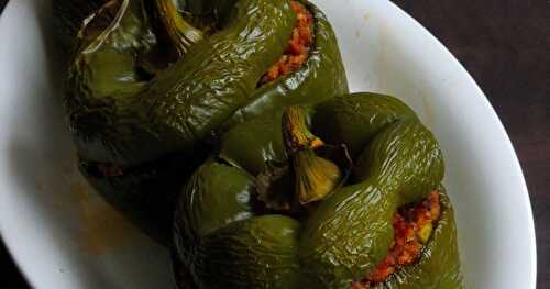 Poivrons Farcis/Stuffed Bellpepper with Minced Meat