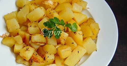 Pommes de Terre Sautées/French Style Pan Roasted Potatoes