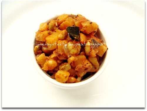 Potato & Fresh Lilva Beans Stir-fry