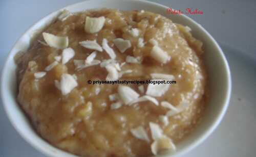 Potato Halwa