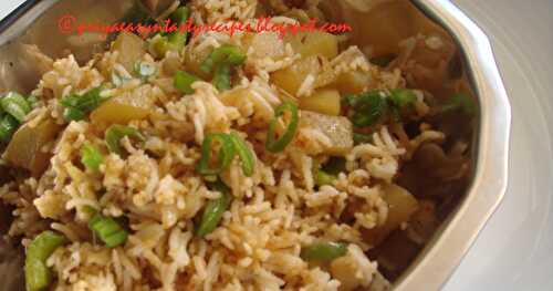 Potato N Bellpepper Masala Rice