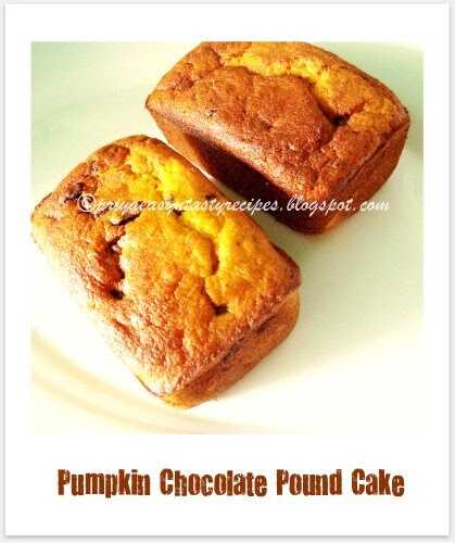 Pumpkin Chocolate Pound Cake
