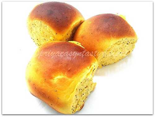 Pumpkin PoppySeeds Buns