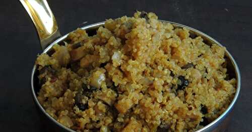 Quinoa Mushroom Pulao