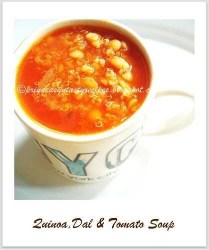 Quinoa,Toordal & Tomato Soup