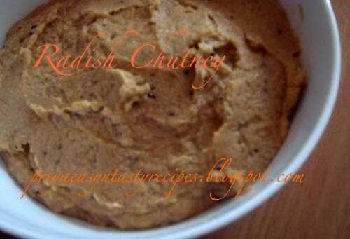 Radish Chutney
