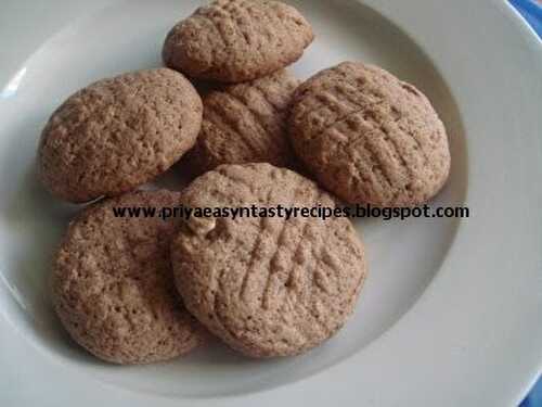 Ragi N Silken Tofu Cookies/ Vegan Ragi Cookies