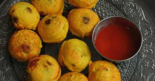 Rajma Batata Vada/Kidney Beans & Potato Fritter in Appe Pan